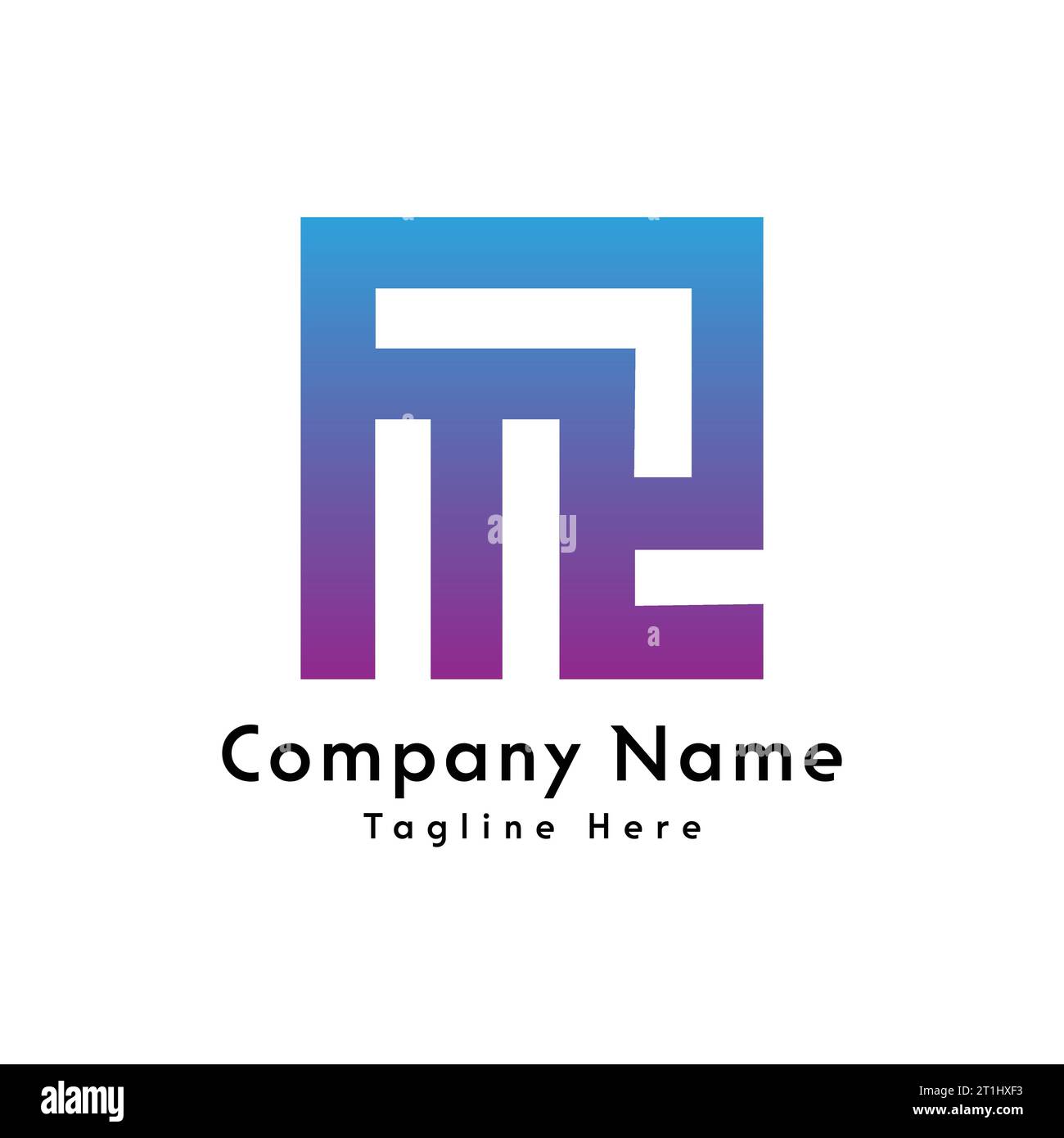RM letter creative logo design Stock Vector