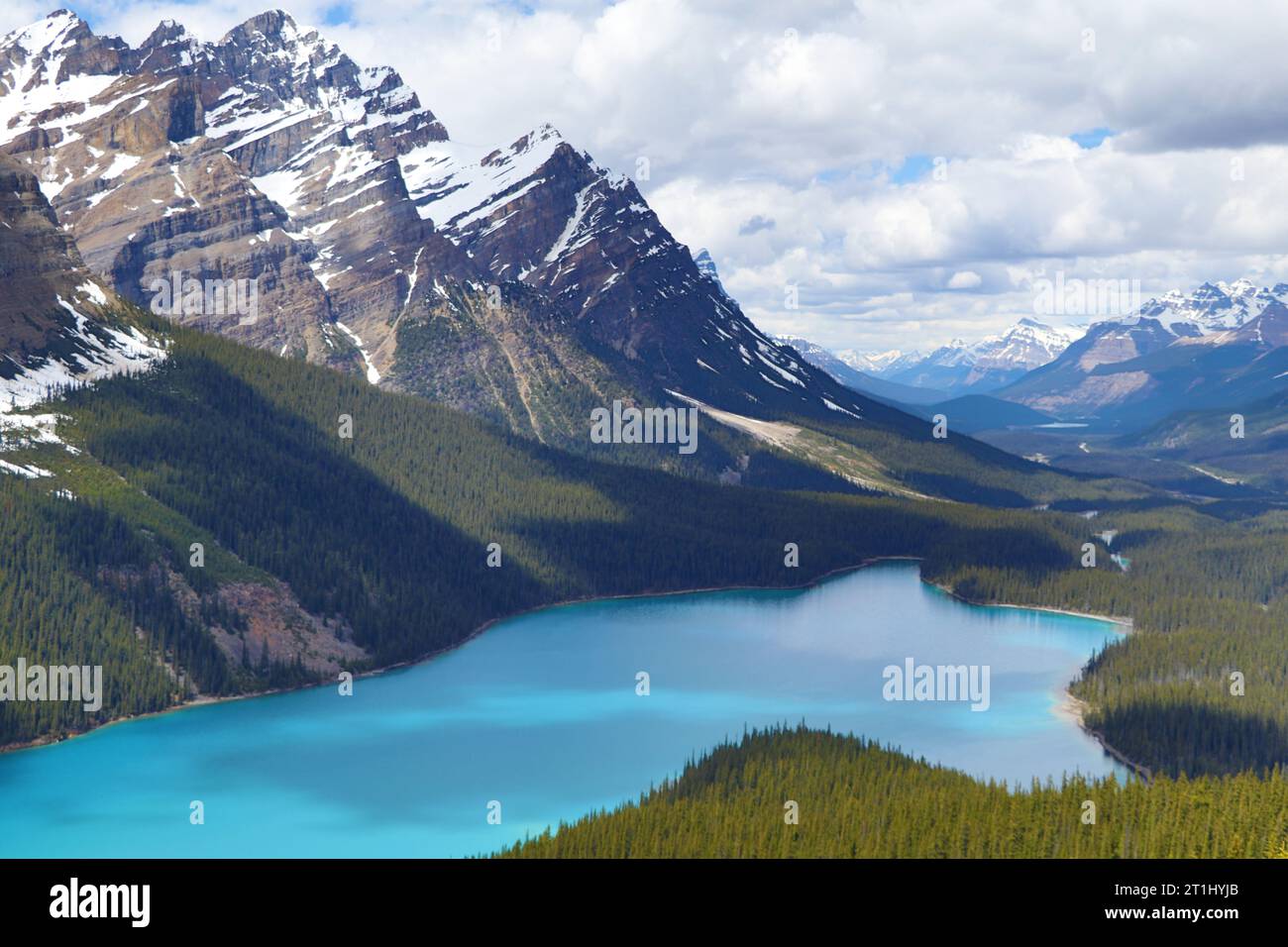Peyto Lake of Banff National Park in Canada Stock Photo - Alamy
