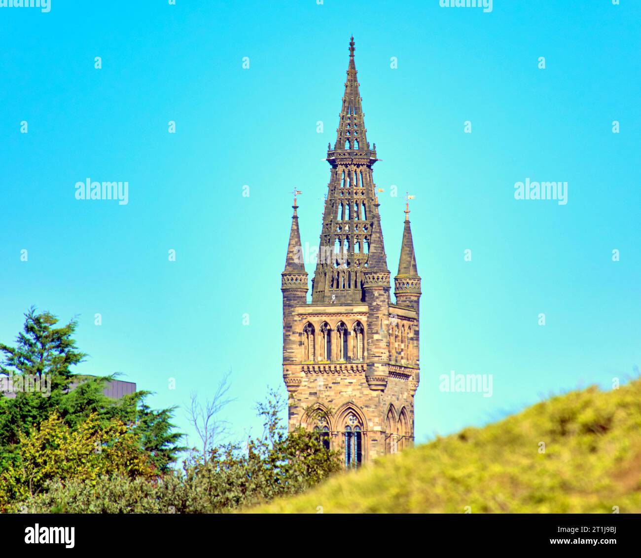 Glasgow, Scotland, UK. 14th October, 2023. UK Weather Sunny autumnal