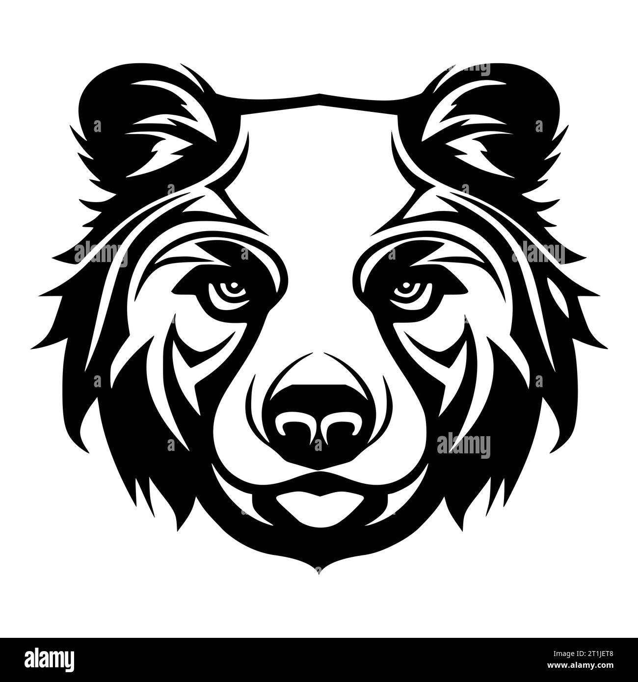 Bear symbol Black and White Stock Photos & Images Alamy