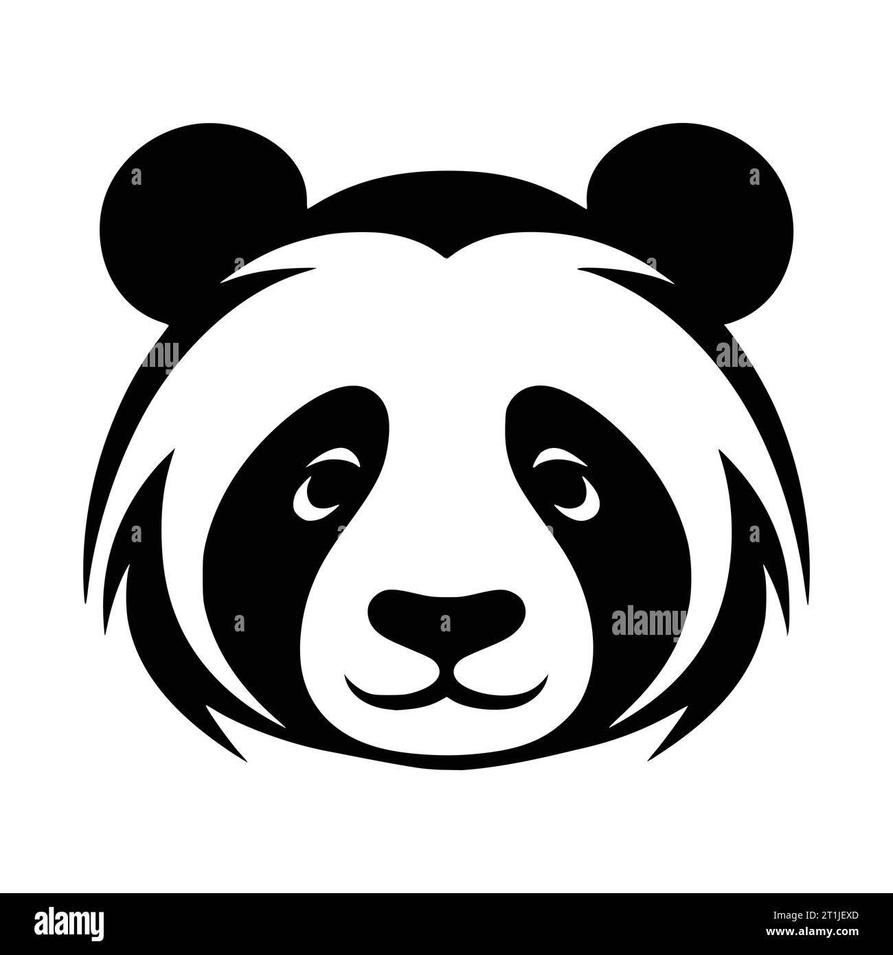 Panda logo vector hi-res stock photography and images - Alamy
