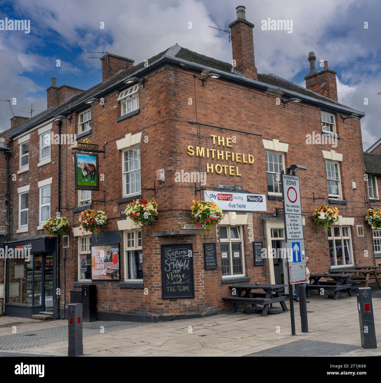 Smithfield Hotel, High Street, Uttoxeter, Staffordshire, England, UK