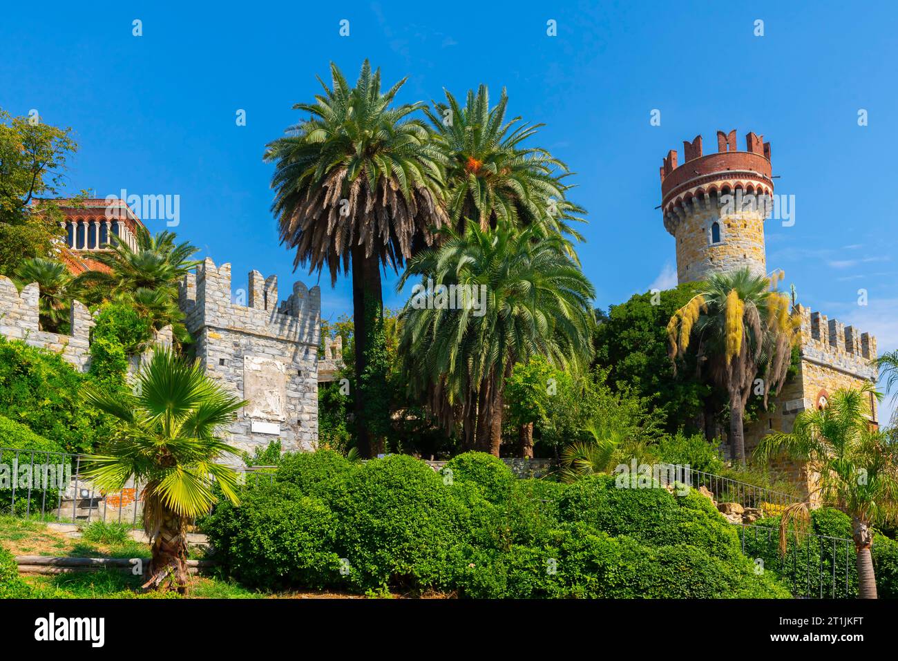 Genoa Castle Italy medieval castle turret hi-res stock photography and images - Alamy