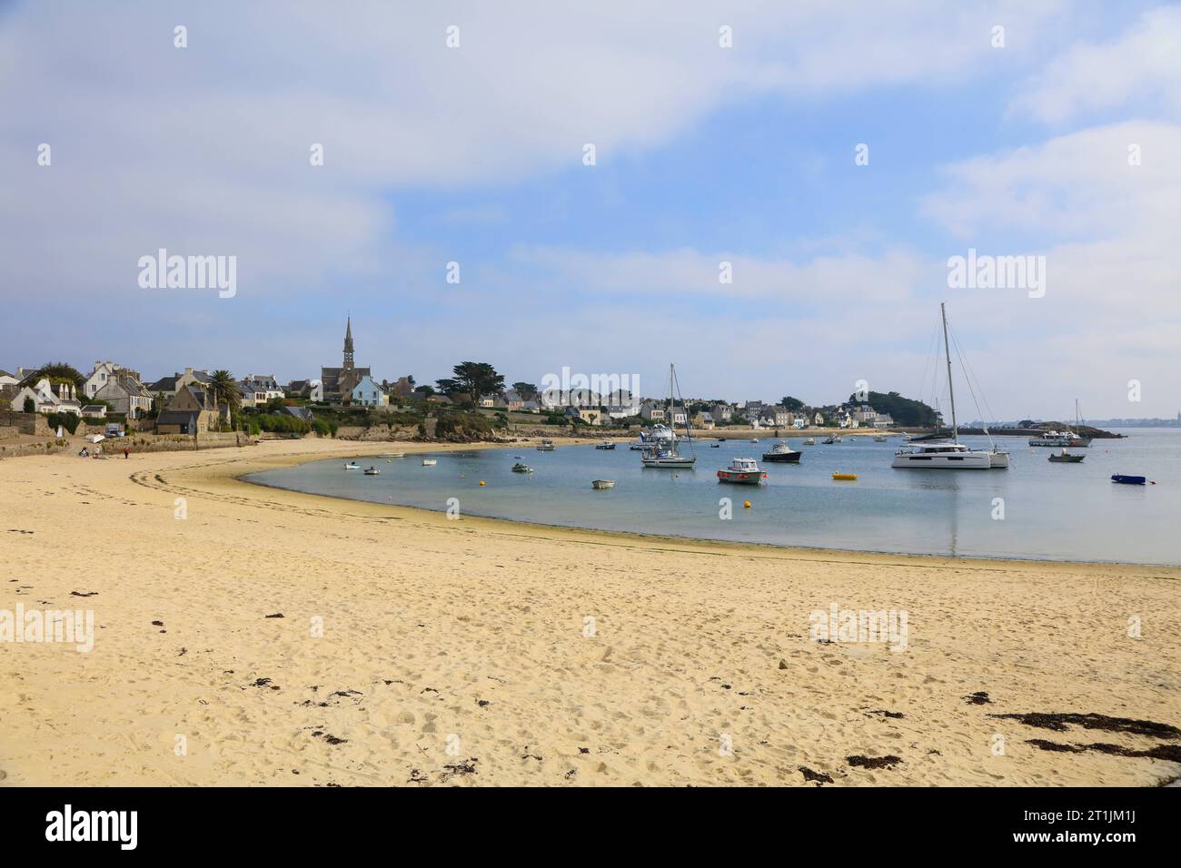 Insel Ile de Batz im Ärmelkanal vor der bretonischen Küste bei Roscoff ...