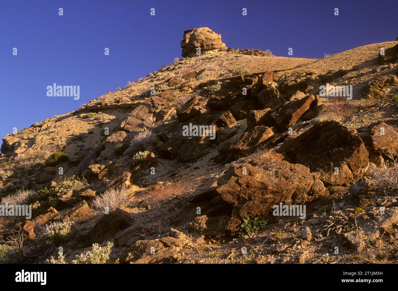 Owl Canyon, Rainbow Basin Natural Area, California Stock Photo