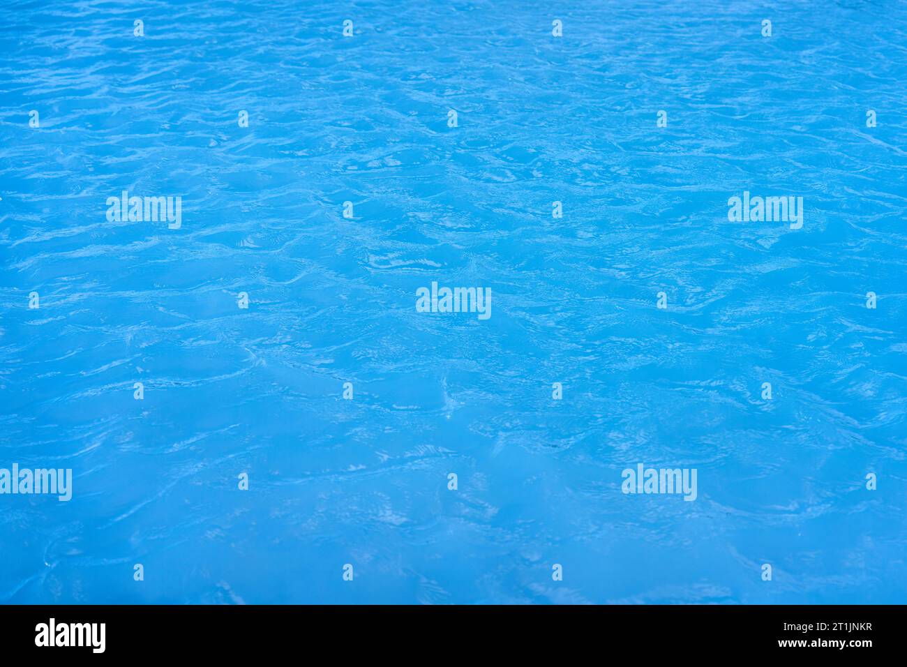 Blue lagoon water color surface rippled  pattern background Stock Photo