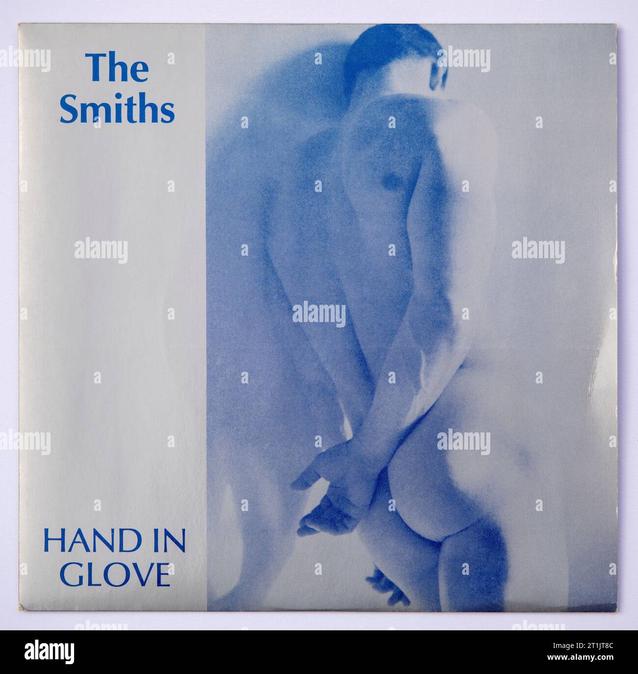 Picture cover of the seven inch vinyl version of Hand in Glove by The