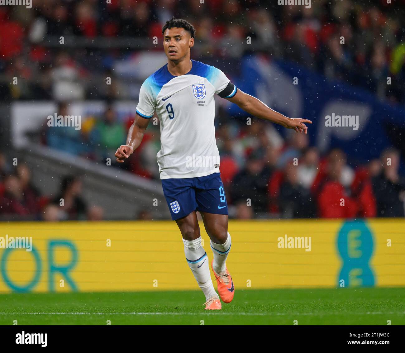 13 Oct 2023 - England v Australia - International Friendly - Wembley Stadium.  England's Ollie Watkins during the match against Australia. Picture : Mark Pain / Alamy Live News Stock Photo