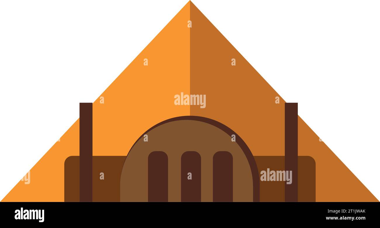 egyptian pyramid illustration vector isolated Stock Vector Image & Art ...