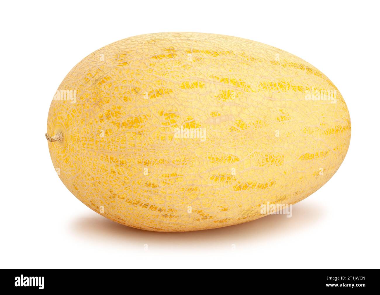 melon path isolated on white Stock Photo