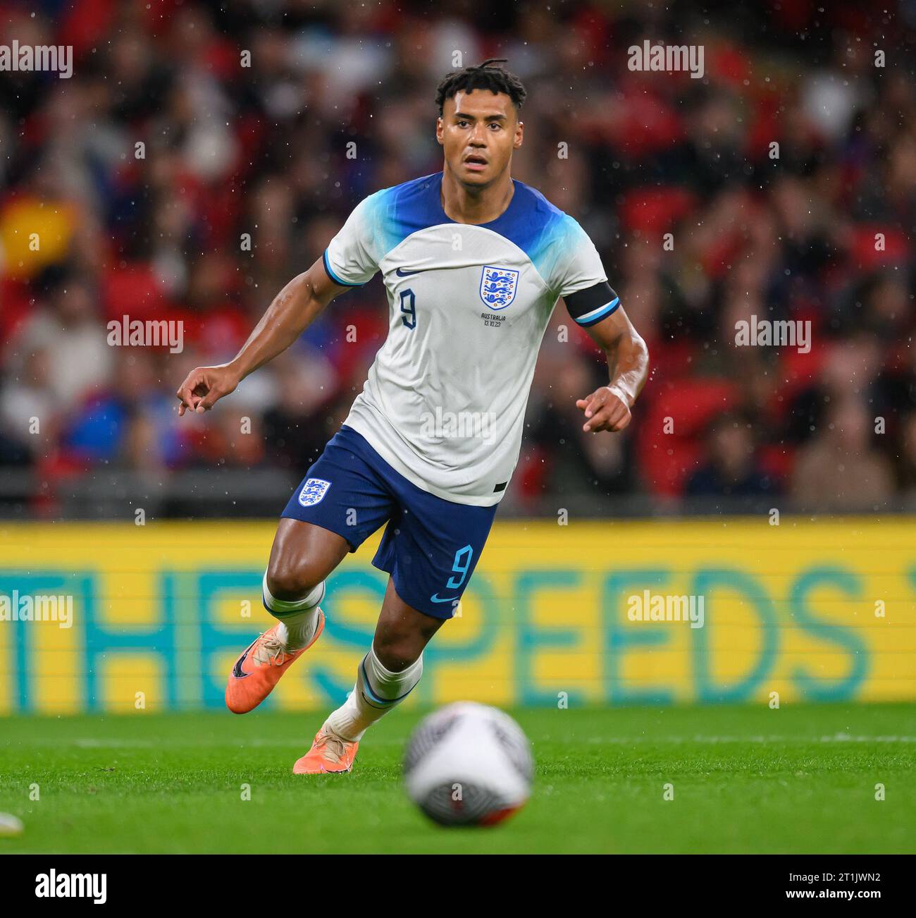 13 Oct 2023 - England v Australia - International Friendly - Wembley Stadium.  England's Ollie Watkins during the match against Australia. Picture : Mark Pain / Alamy Live News Stock Photo