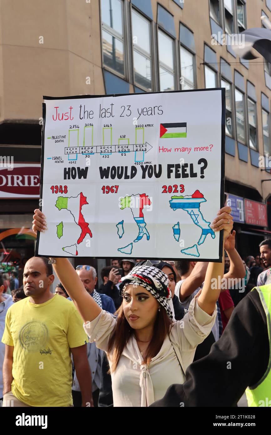 Free Palestine in Milan Stock Photo - Alamy