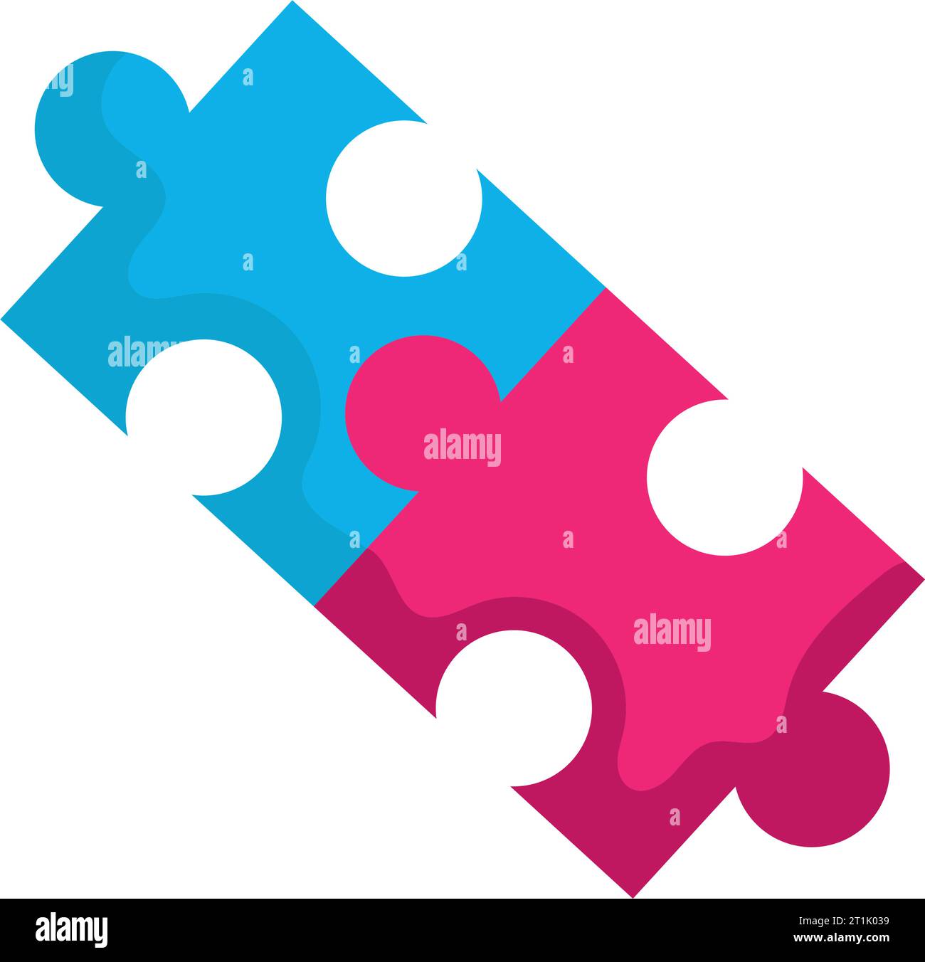 puzzle pieces illustration vector isolated Stock Vector Image & Art - Alamy