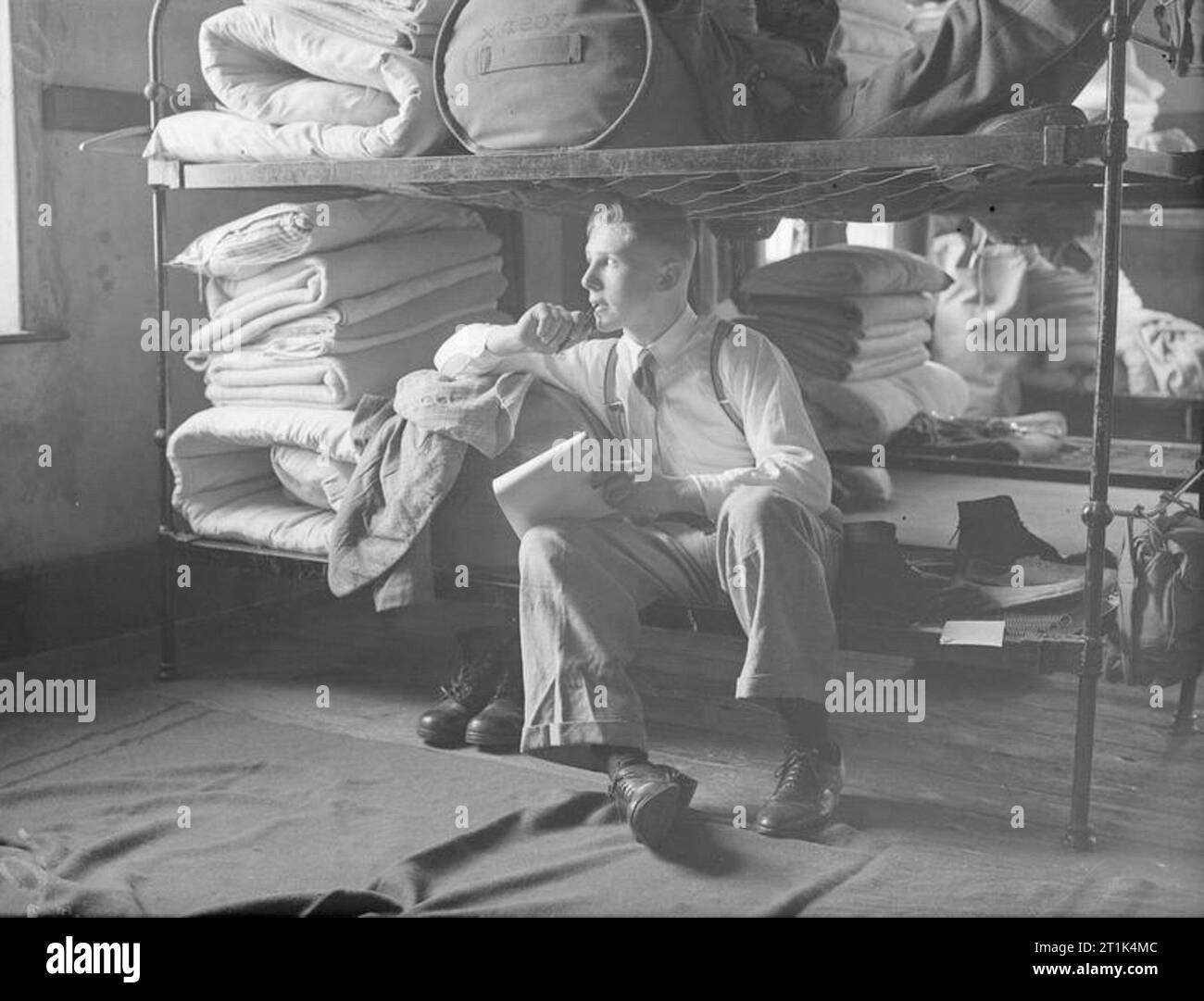 The Story of a Royal Marine. during January 1943, Royal Marine Barracks