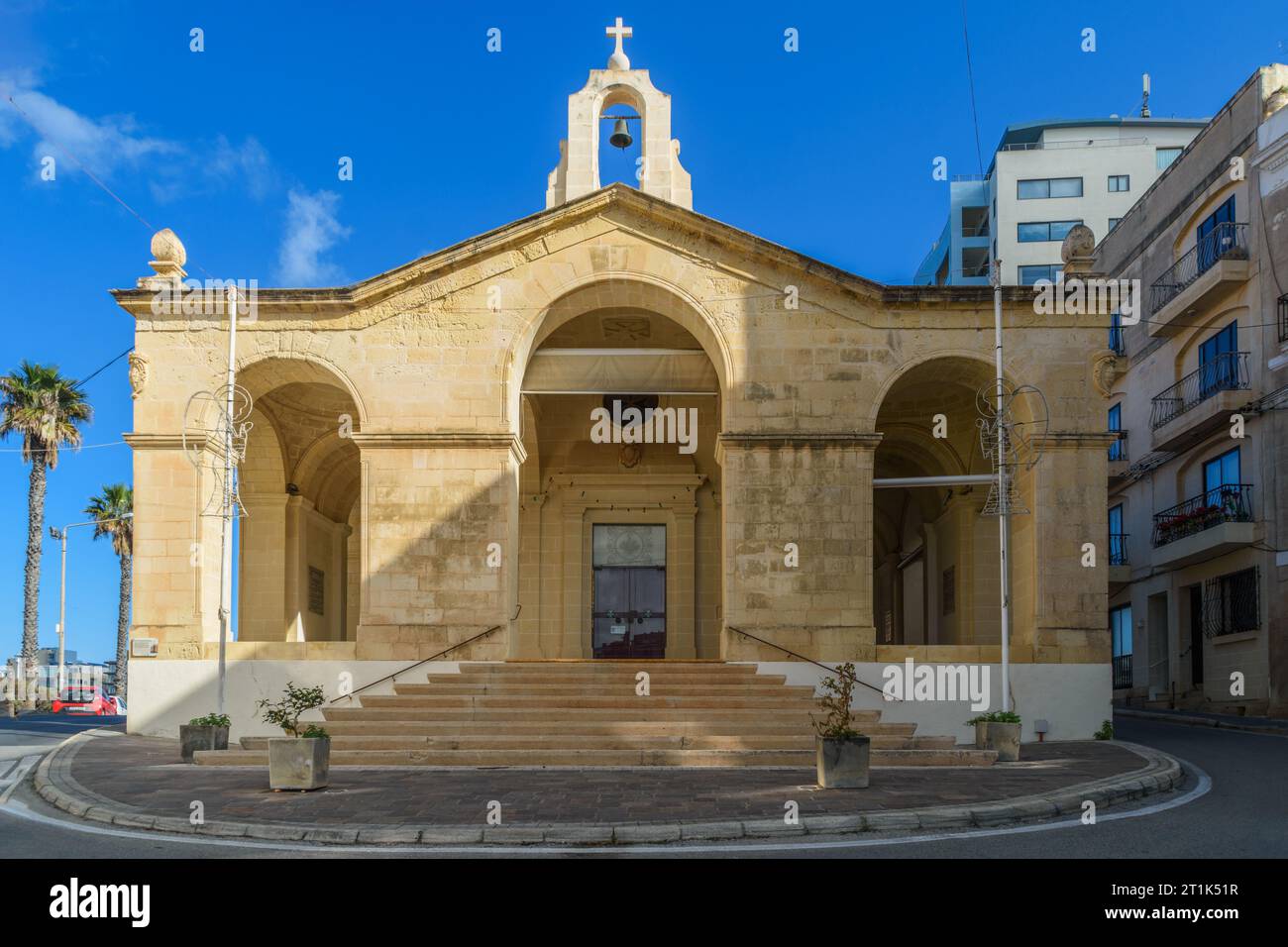 St. Paul's Bay, Malta January 2nd 2023 St Paul's Shipwreck Church