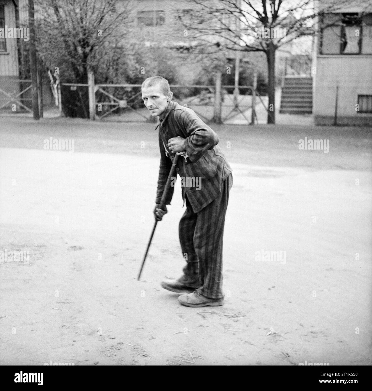 Scots Troops Free Allied Prisoners From Stalag A halfstarved Russian