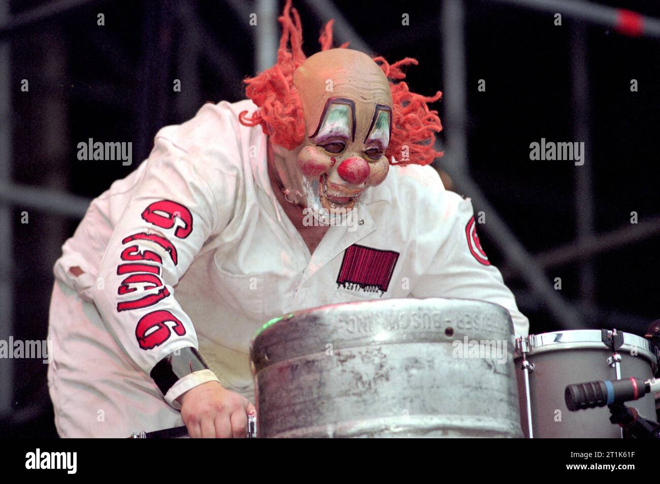 Monza Italy 20000611 Shawn Crahan percussionist of the Slipknot
