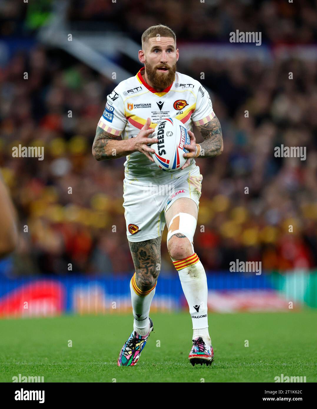 Catalans Dragons' Sam Tomkins during the Betfred Super League final match at Old Trafford, Manchester. Picture date: Saturday October 14, 2023. Stock Photo