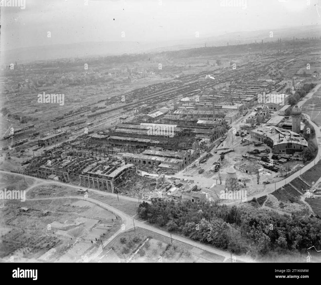 Royal Air Force Bomber Command 1942 1945 Oblique Aerial View Of Royal air force bomber command 1942 1945 oblique aerial view of