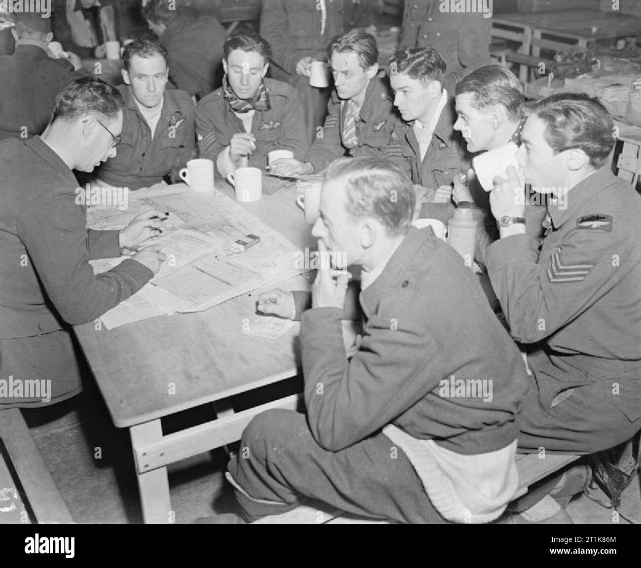 Royal Air Force Bomber Command, 1942-1945. The Crew Of A Short Stirling 