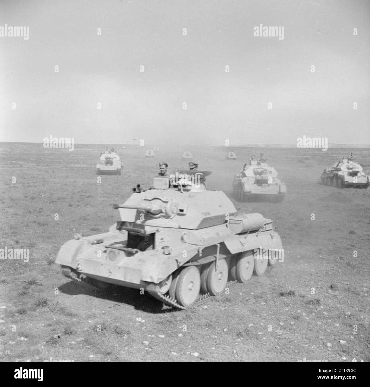 The British Army in Cyprus 1942 A13 Cruiser Mk IV tanks on exercise in ...