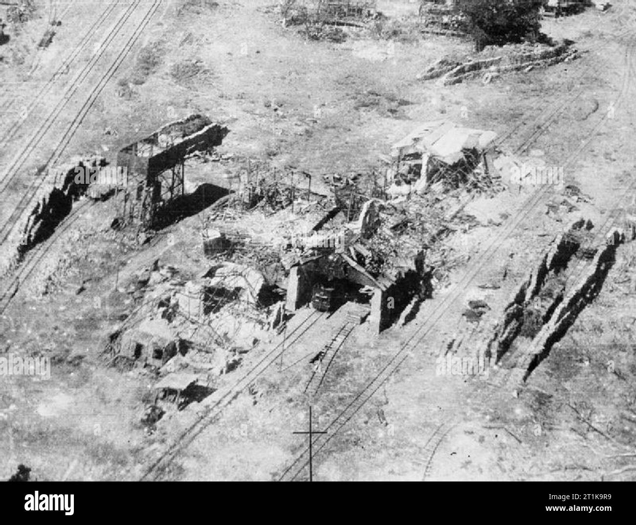 Royal Air Force Operations in the Far East, 1941-1945. Oblique aerial ...