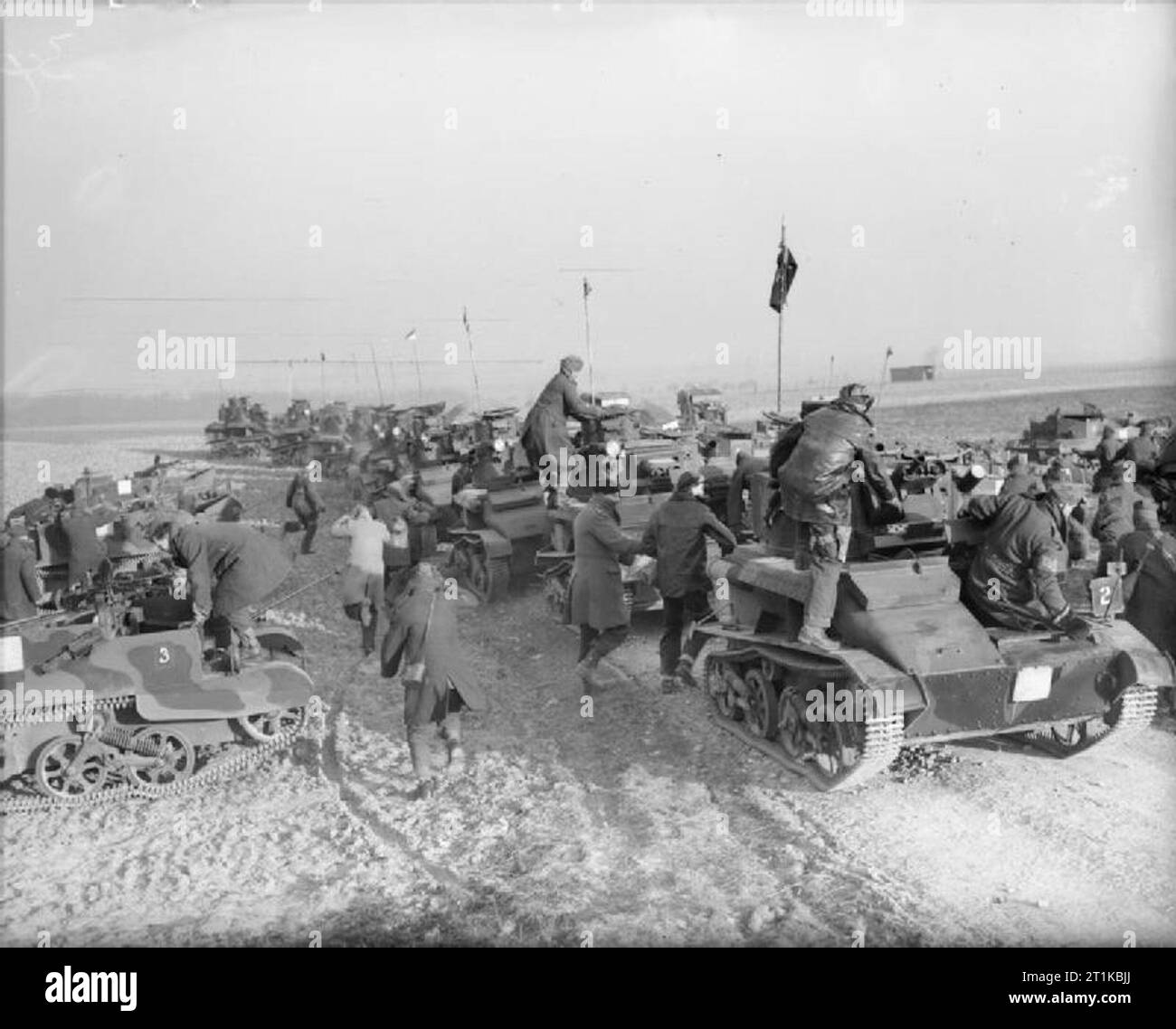 The British Army in France 1940 Bren gun carrier and Light Tank Mk VI