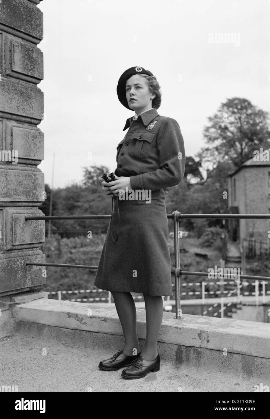 The Royal Observer Corps, 1939-1945. Mrs Garden, the wife of a fighter