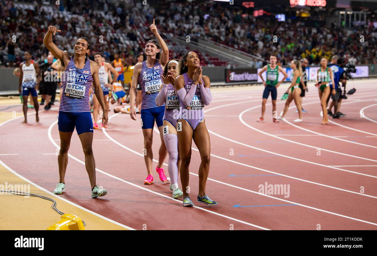 Rio Mitcham, Lewis Davey, Yemi Mary John and Laviai Nielsen of Great