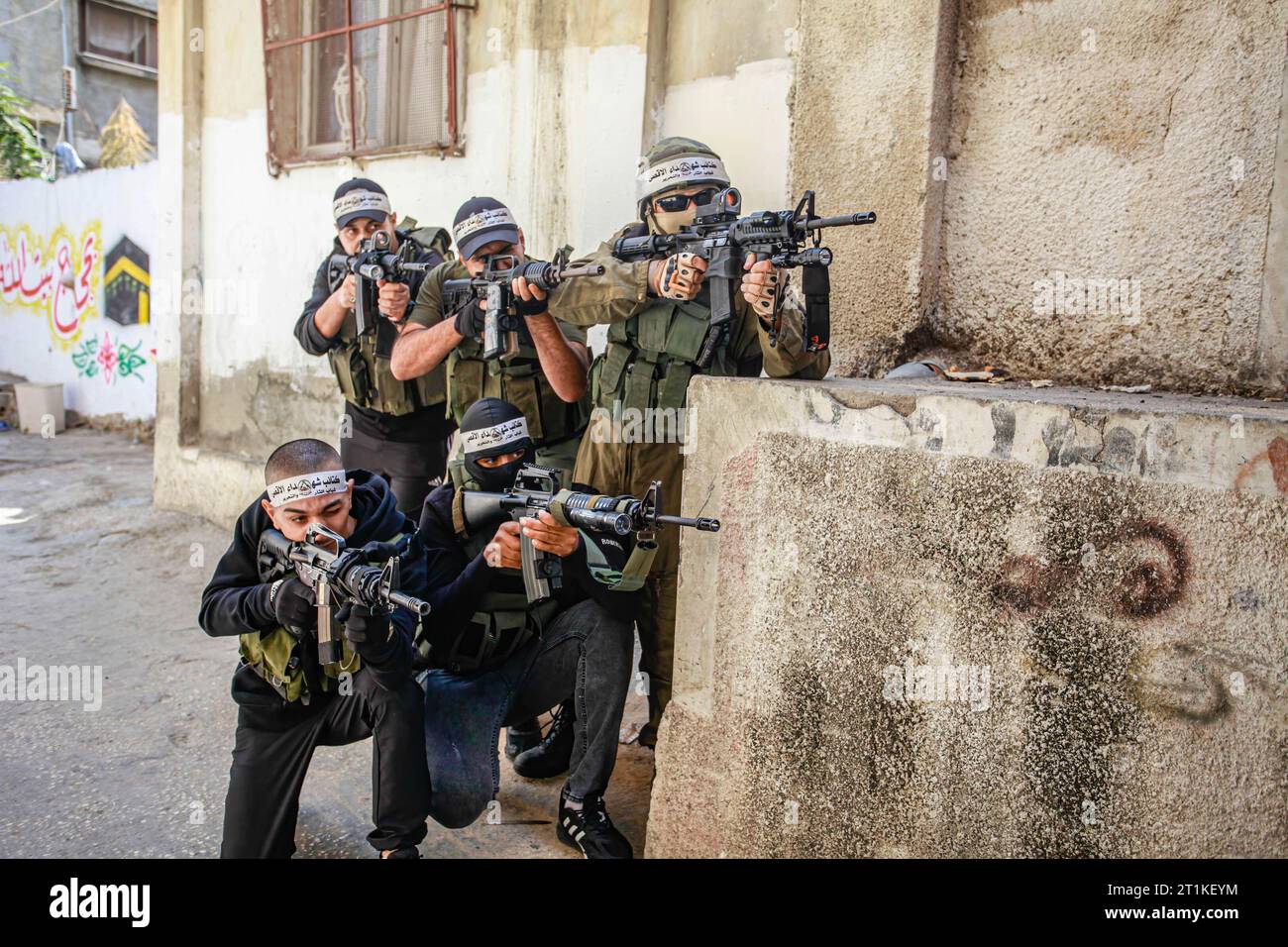 Tulkarm, Palestine. 14th Oct, 2023. Palestinian Armed Resistance ...