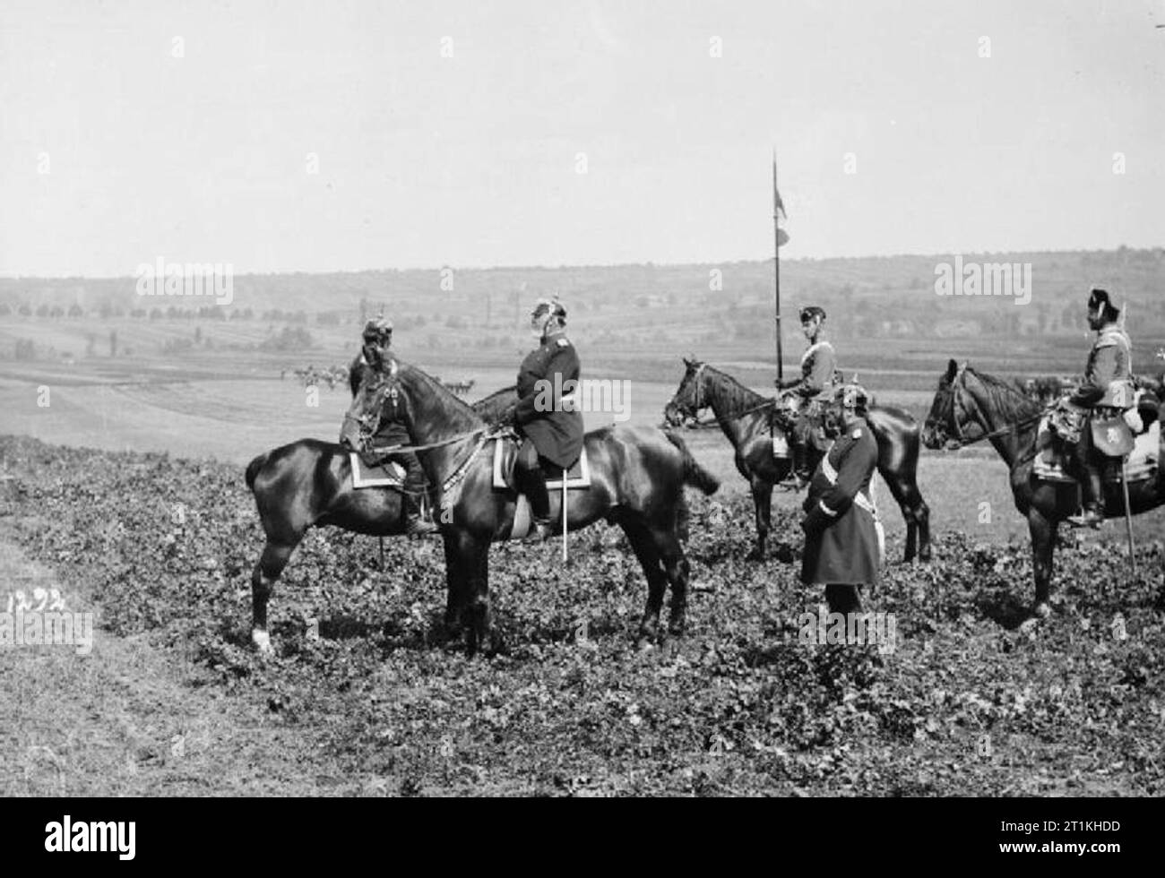 The Imperial German Army 1890 1913 A general with his staff during