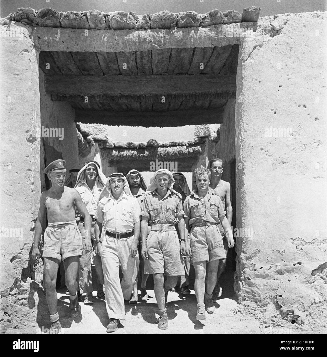 Cecil Beaton Photographs- General; British Army, Long Range Desert Group Stock Photo