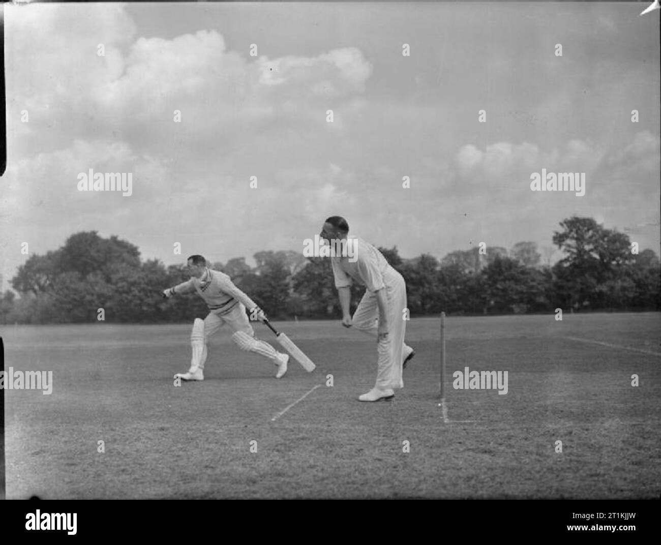 Cricket Match Coverage of a Match Between Kenton and Alexandra Park