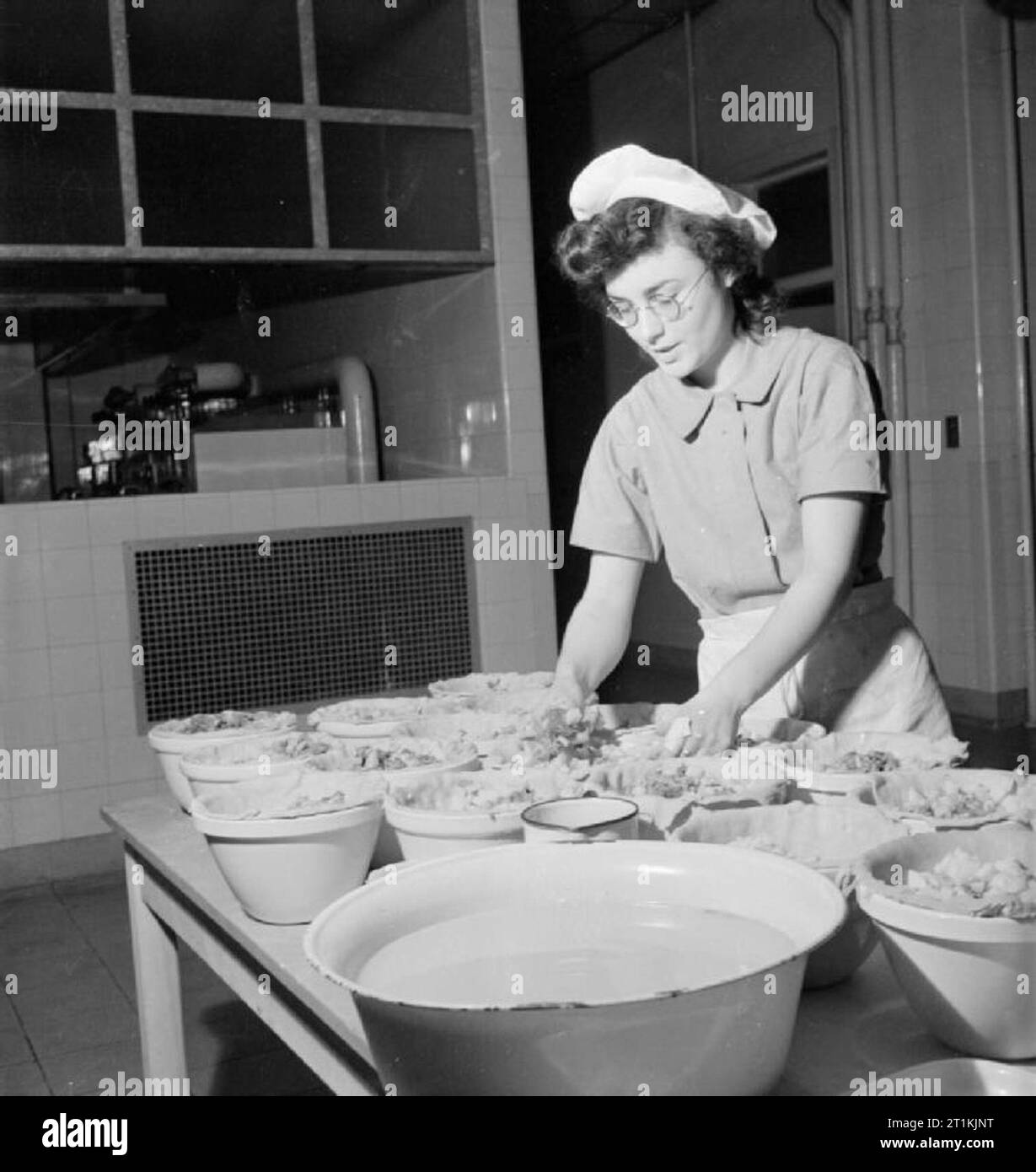 Domestic work in Hospitals, St Helier Hospital, Carshalton, Surrey