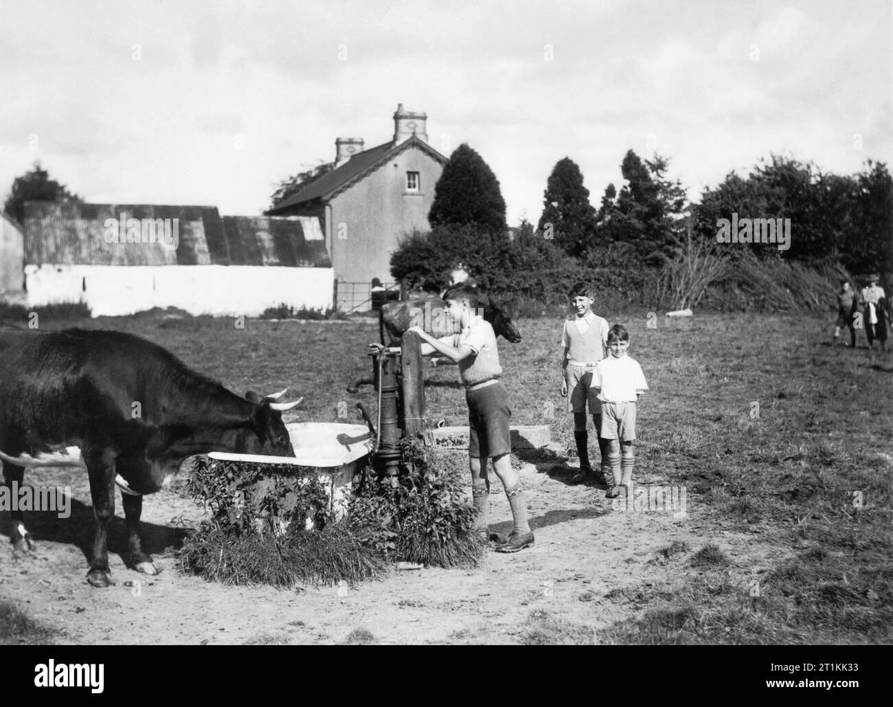 Evacuees world war 2 farm hi-res stock photography and images - Alamy