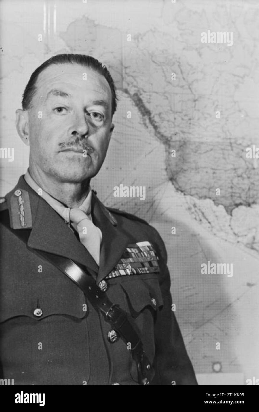 Field Marshal Sir Harold Alexander, 1945 A head and shoulders portrait of Field Marshal Sir
