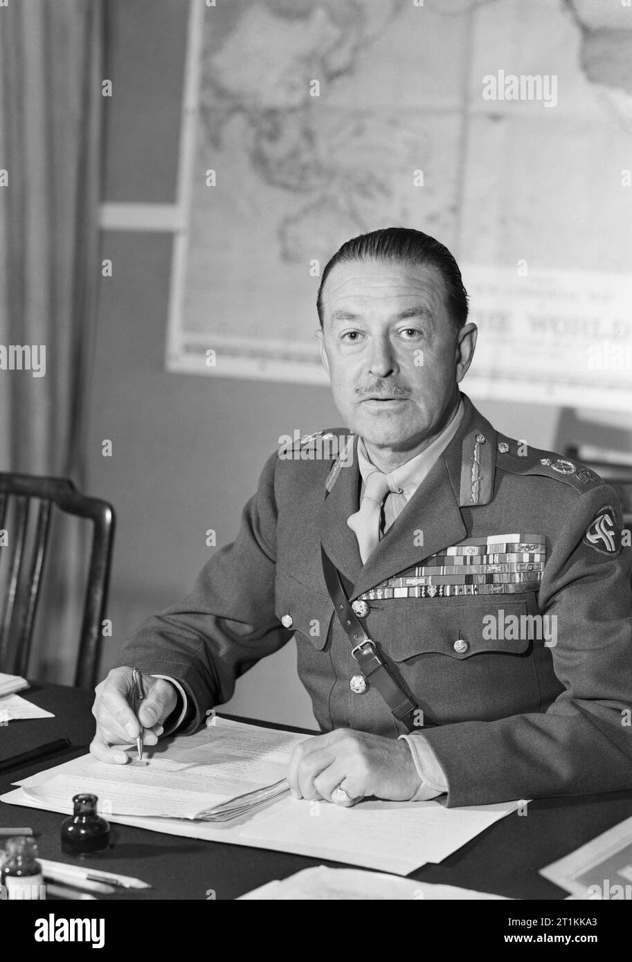 Field Marshal Sir Harold Alexander, 1945 A portrait of Field Marshal