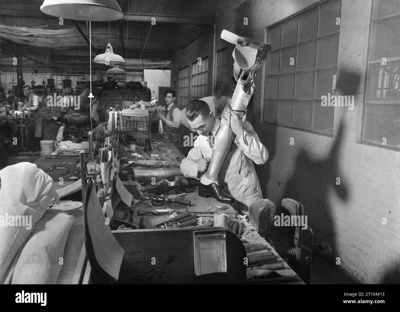 A Visit To the Artificial i eat Limb Factories, Queen Mary's Hospital