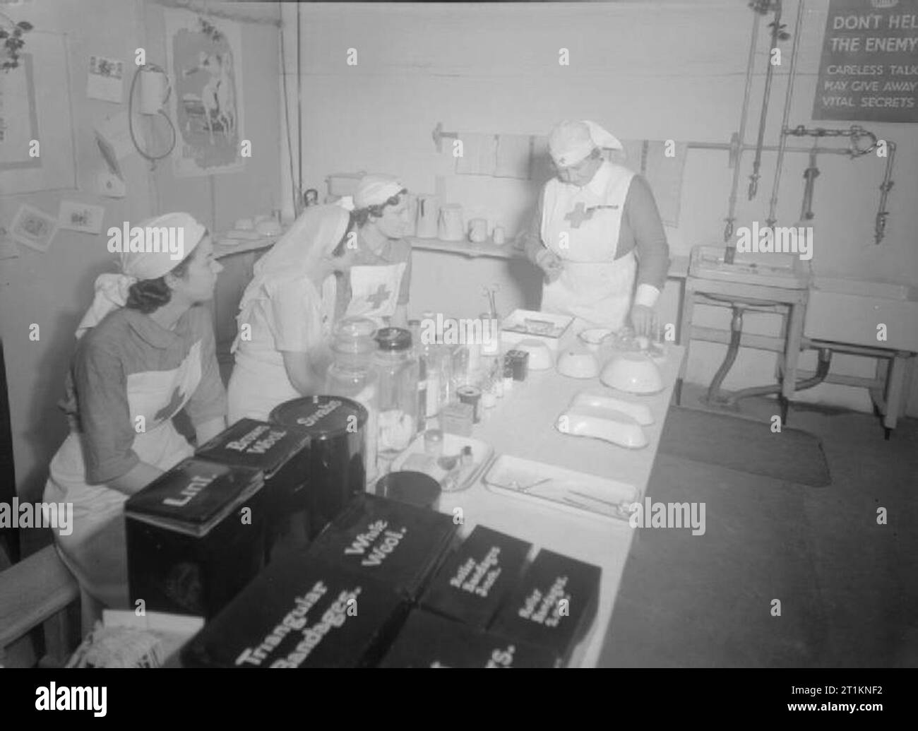 Air Raid Precautions at Kingston House, Knightsbridge, London, England