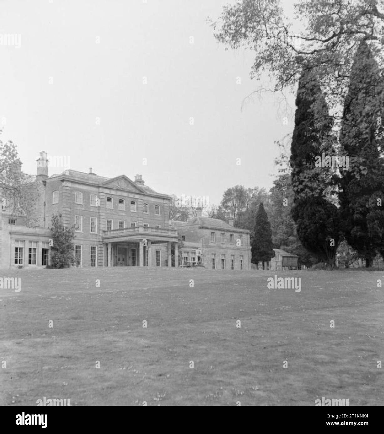 Ministry of Information Second World War Official Collection Lord Melchett's country home, Colworth House, Sharnbrook, Bedfordshire. Stock Photo