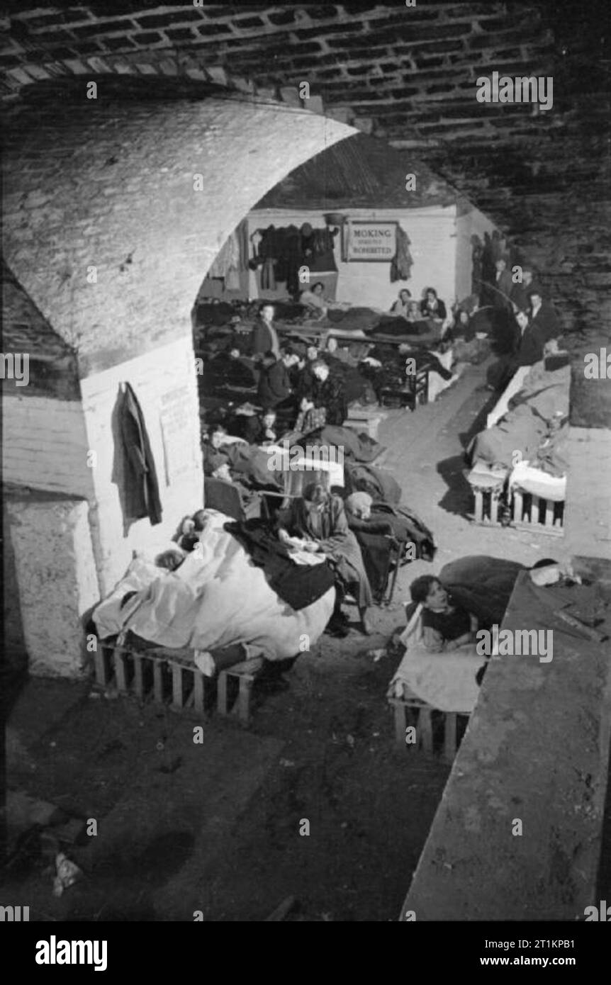 Air Raid Shelter Under the Railway Arches, South East London, England ...