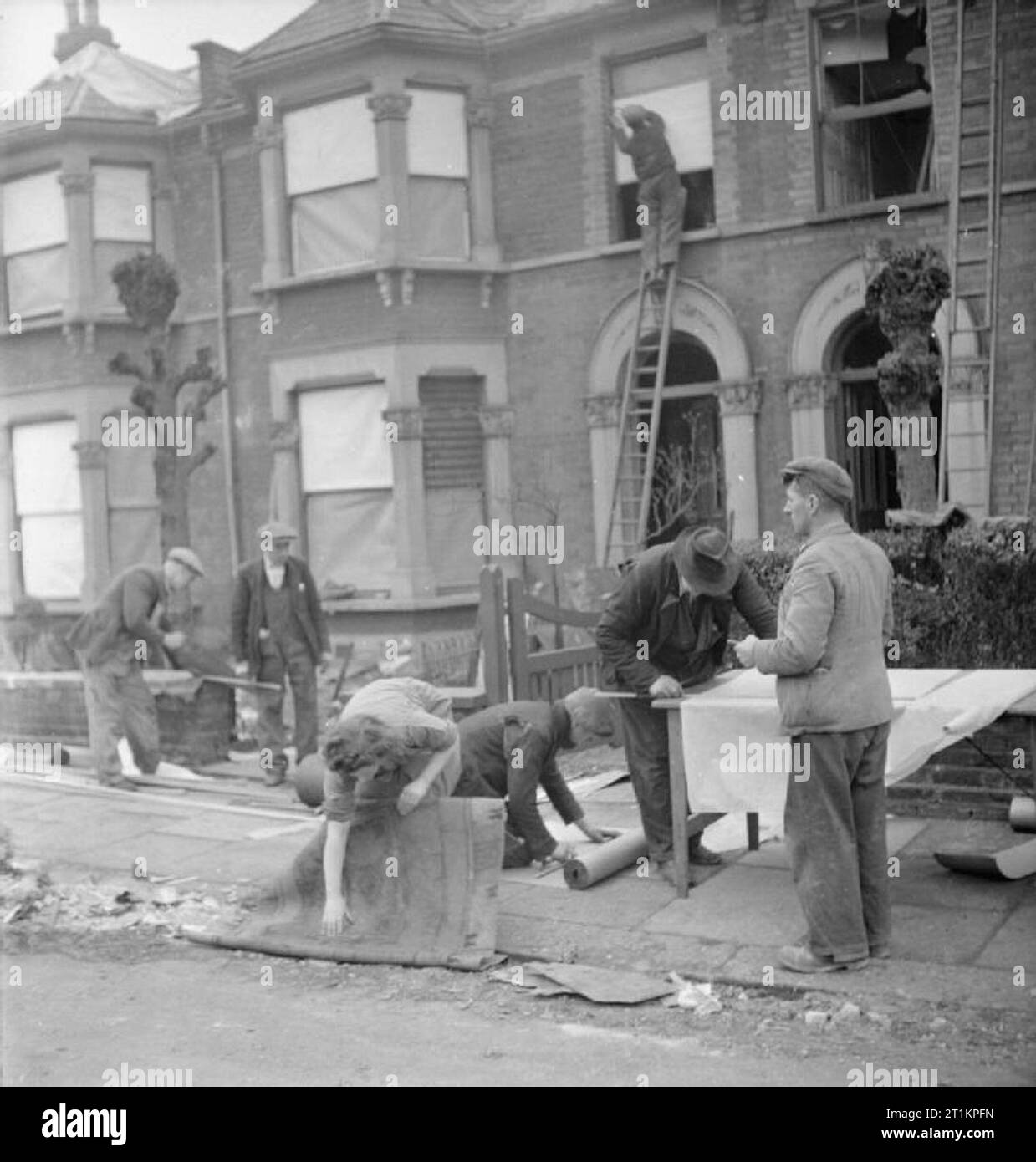 Post War Planning and Reconstruction in Britain Repairing Bomb Damaged