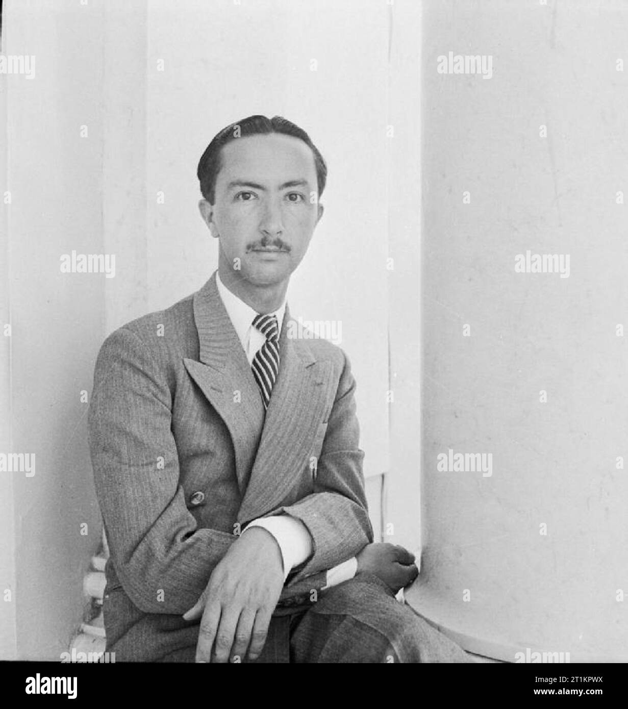 Regent Emir Abdul Illah of Iraq (Baghdad, during World War Two) Stock Photo