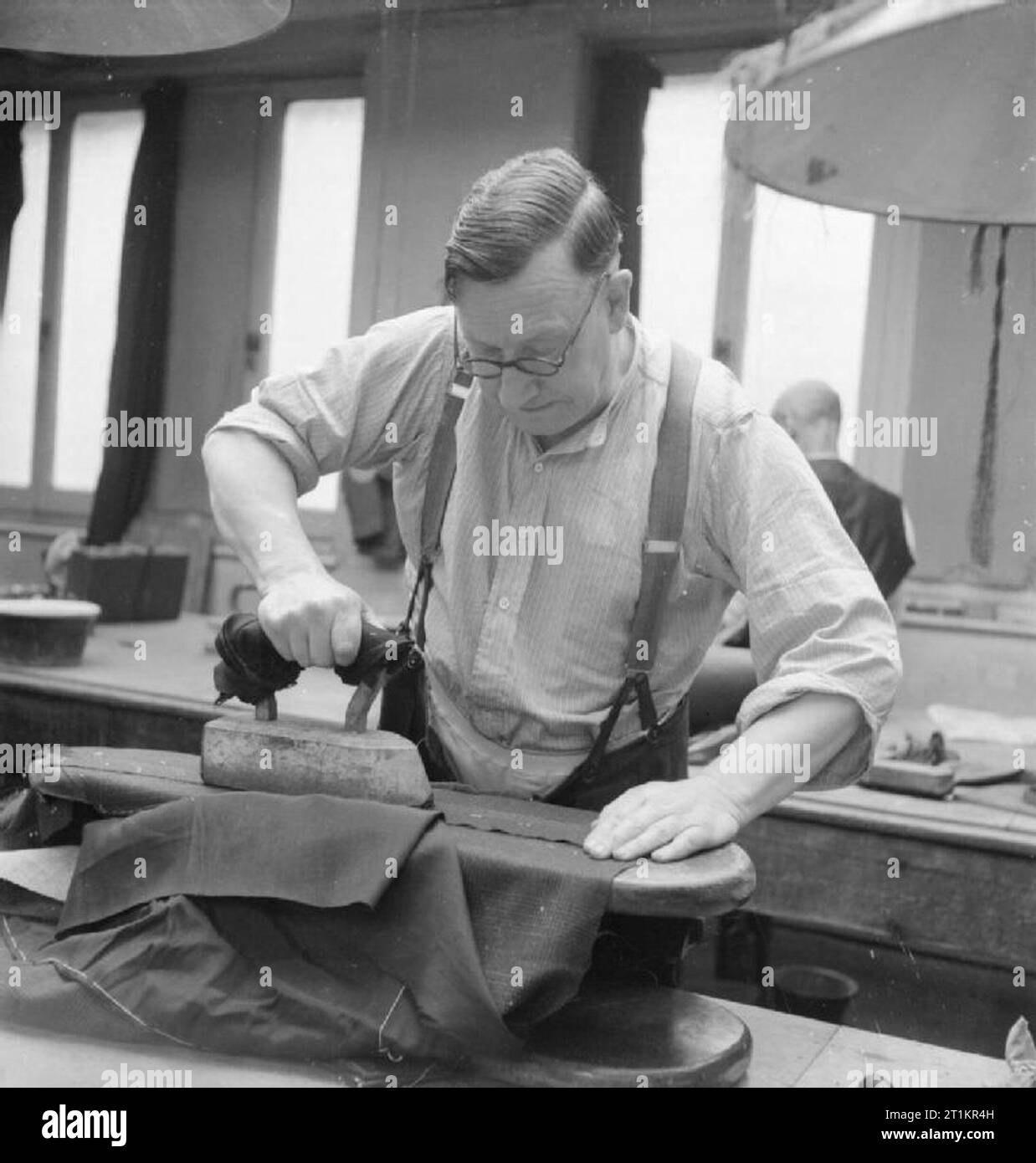 Savile Row- Tailoring at Henry Poole and Co., London, England, UK, 1944 ...