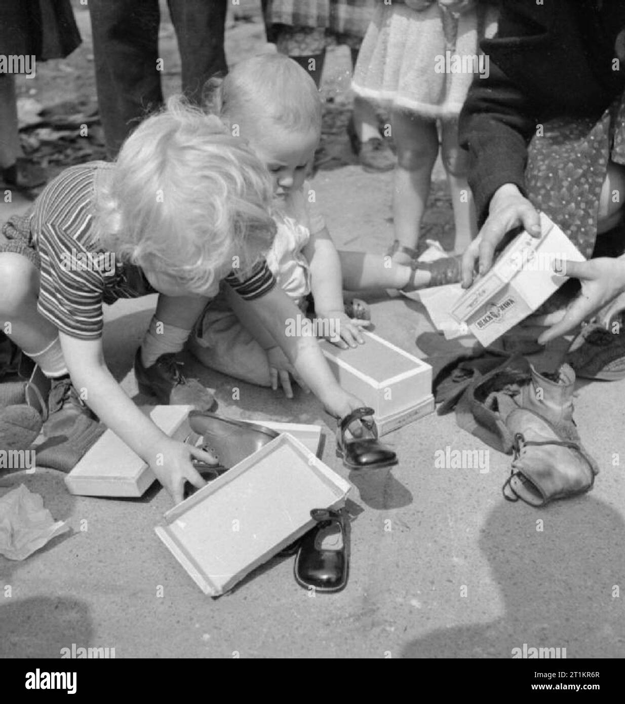 Seven Pairs of Tiny Boots- American Aid To British Children, England