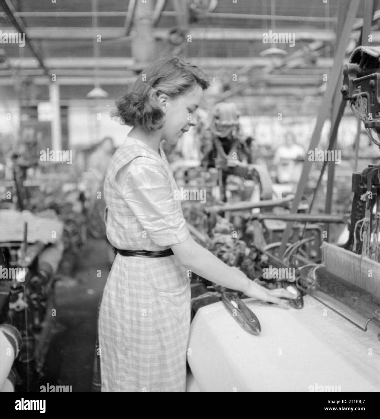 The British Cotton Industry Everyday Life at a British Cotton Mill, Lancashire, England, UK
