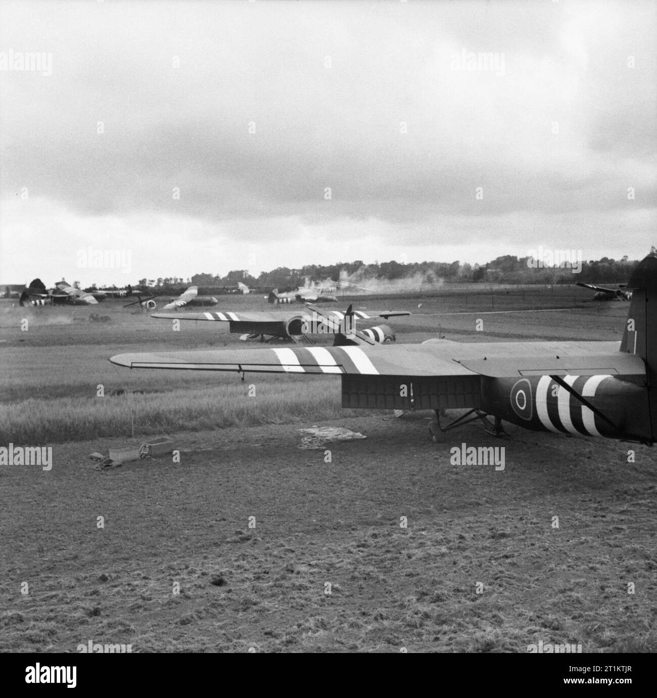 The British Army in Normandy 1944 Horsa gliders of 6th Airborne