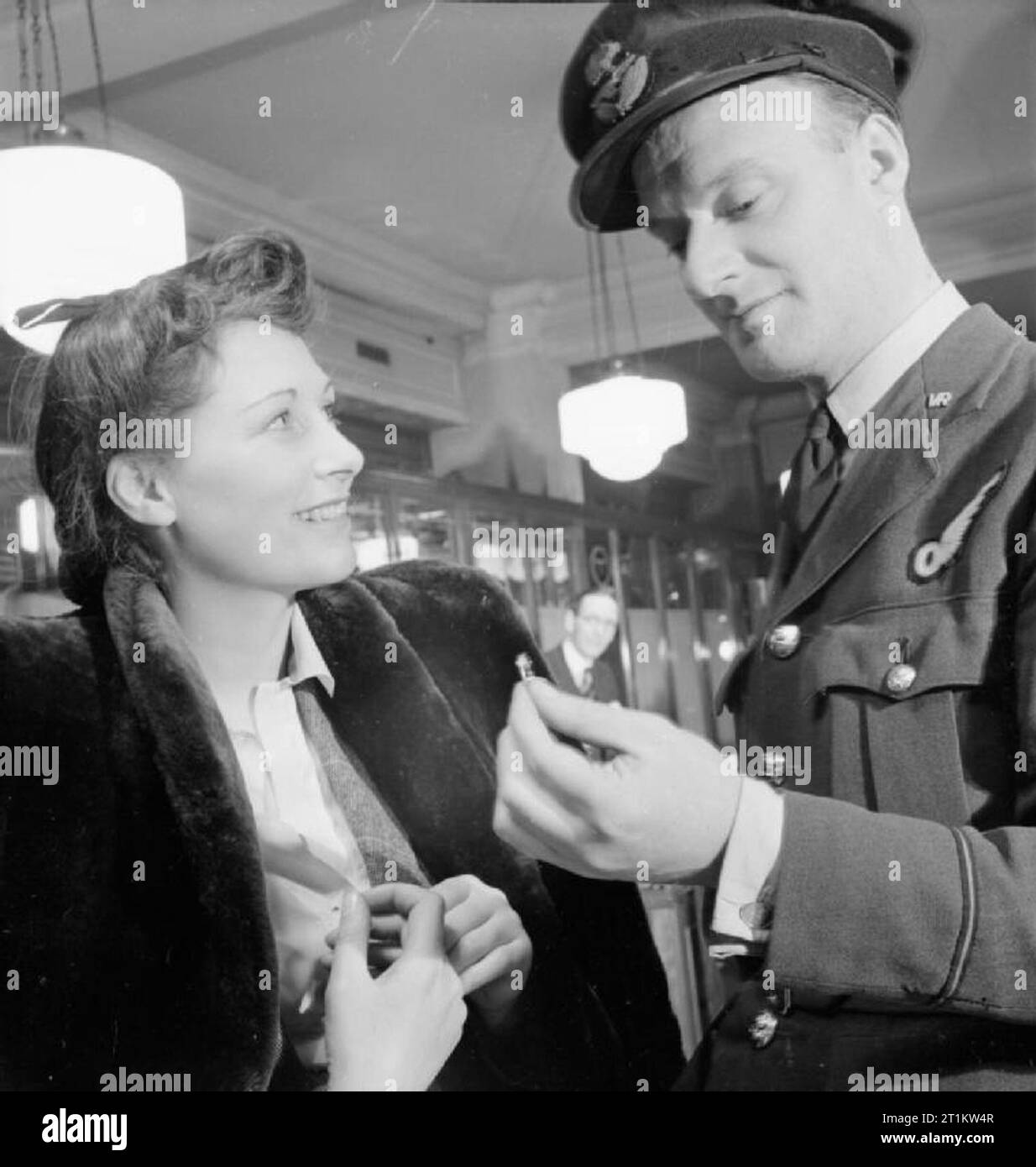 War Bride- Everyday Life in Wartime London, March 1943 Newly-engaged ...