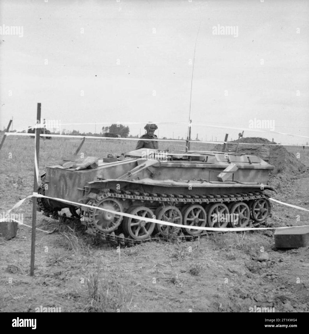 The British Army in Normandy 1944 German remote-controlled tracked