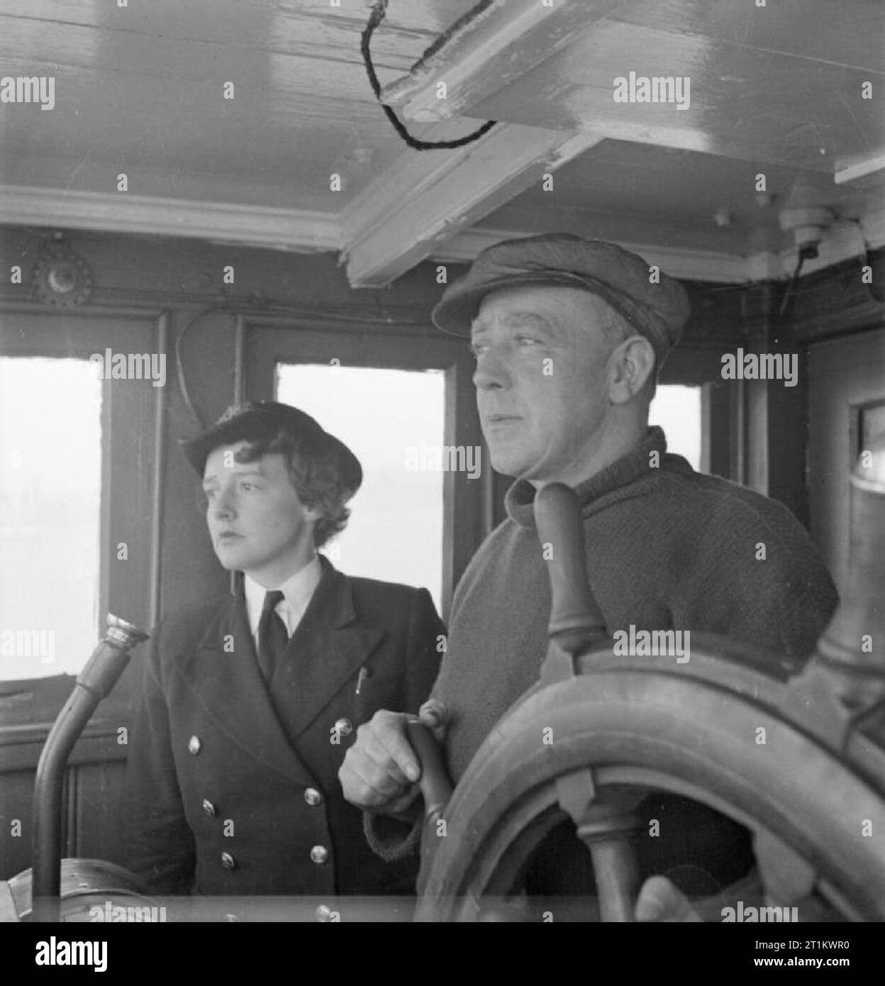 WRNS Boarding Officers With the Naval Control Service- the work of the